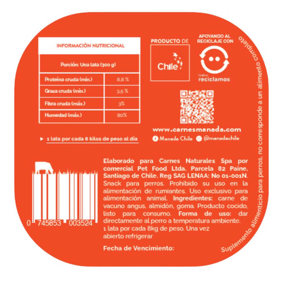 Snack saludable vacuno, , large image number null